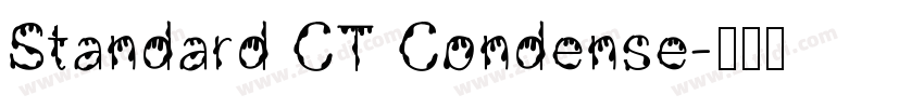 Standard CT Condense字体转换